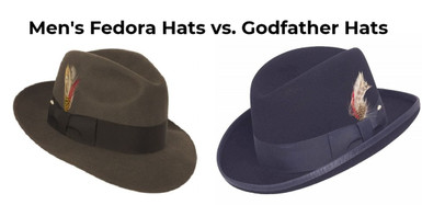 Men’s Fedora Hats vs. Godfather Hats: What’s the Real Difference?