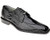  Belvedere Mens Black Ostrich Leg Shoes Oxford Siena 