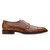  Belvedere Men's Brown Ostrich Crocodile Shoes Cap Toe Martino 