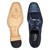  Belvedere Capitano Men's Navy Caiman Suede Cap Toe Capitano 