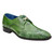  Belvedere Men's Alligator Wingtip Shoes Green Antonio 