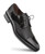  Mezlan Cap Toe Men Shoes Black Deerskin Soka 