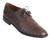 Los Altos Brown Ostrich Cap Toe Shoe ZV090307   Los Altos Brown Ostrich Cap Toe Shoe ZV090307