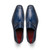 Marco di Milano Mens Ostrich Penny Loafer Navy Fangio