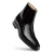 Mezlan Men's Black Shiny Calfskin Fashion Ankle Boot Alta 