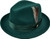 Bruno Men's Emerald Green Wool Fedora Hat Untouchable UN-115   Bruno Men's Emerald Green Wool Fedora Hat Untouchable UN-115
