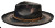 Bruno Capelo Men's Wide Brim Summer Straw Hat Black BU-611