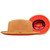  Mens Beige with Red Bottom Hat Fedora Fine Wool Bruno PR-301 