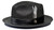  Bruno Capelo Mens Summer Fedora Hats Black JU-900 