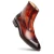  Mezlan Brown/Rust Calfskin  Cap Toe Ankle Boot Maverick 