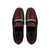 Marco Di Milano Authentic Ostrich/Suede  Loafers Wine Black Hugo