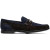 Marco DiMilano Genuine Ostrich/Suede Loafers Navy Brown Hugo