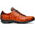 Marco Di Milano Brandy Brown Tennis Shoes Alligator/ Ostrich Saulo