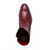 Marco Di Milano Genuine Ostrich Fashion Chelsea Ankle Boots Wine Giorgio