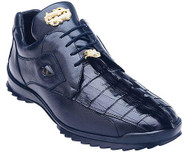  Belvedere Blue Hornback Crocodile Sneaker Vasco 336122 