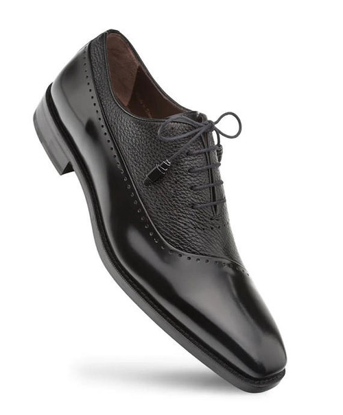Mezlan exotic skin dress Black Leather Woven Lace-Up Oxfords Mezlan Exotic Shoes - Mezlan Exotic Skin Shoes  main image 2