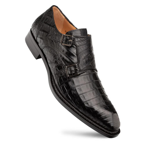 Authentic Mezlan men\'s designer black leather lace up designer Oxford shoes 8.5 Mezlan Mens Black Lace-up Oxford Cap Toe Leather Dress Shoes  main image 3