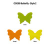COE90 Fusible Precut Glass Butterfly - Style 2.