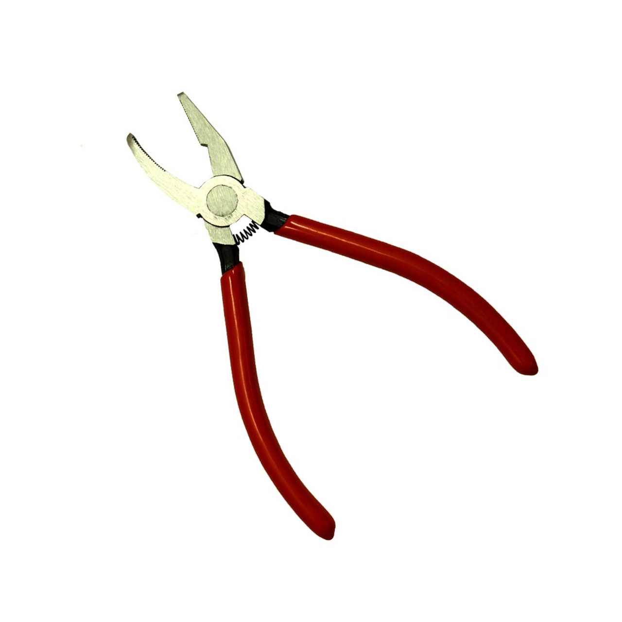 Glass Running Pliers with Rubber Tips for Glass Cutting Pliers with Curved  Jaws