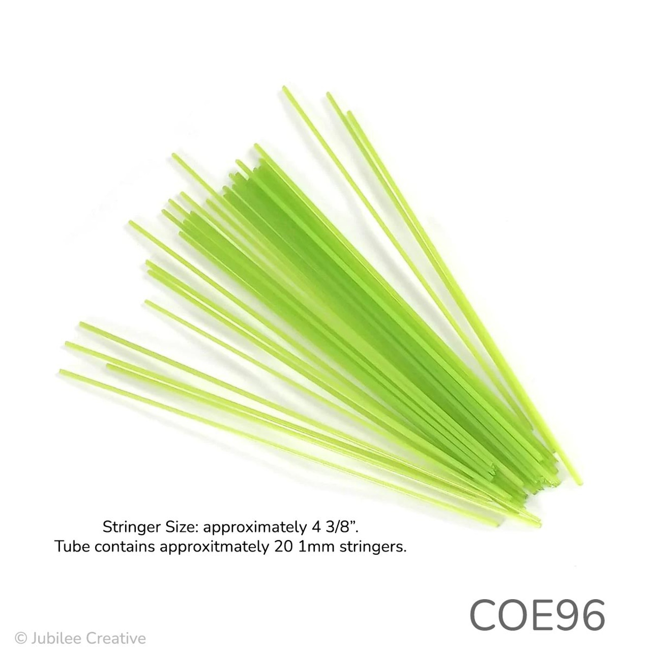 COE96 Fusible Stringers - Opaque  Green