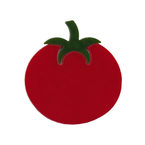 COE90 Fusible Precut Glass Tomato