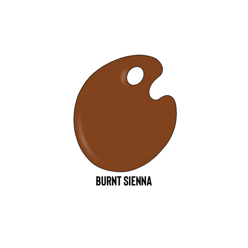 Burnt Sienna  - Colors for Earth Glass Enamel Paint