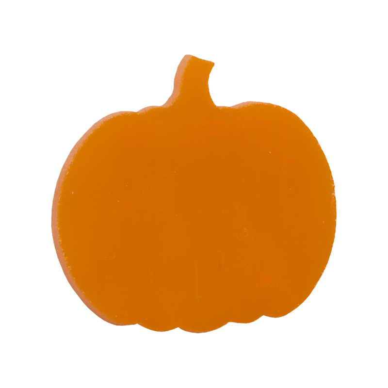 COE90 Fusible Precut Glass Round Pumpkin