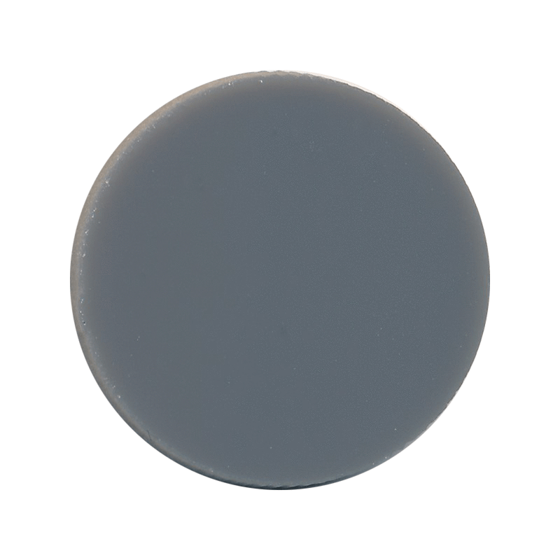 COE96 Fusible Precut Glass Circle - Opaque Gray