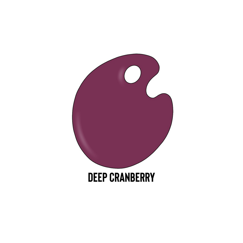 Deep Cranberry  - Colors for Earth Glass Enamel Paint