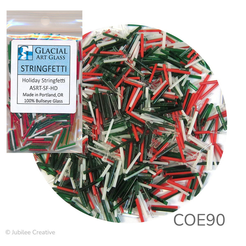 COE90 Fusible Stringfetti - Holiday Mix
