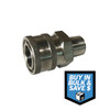 Stainless Steel Quick Coupler Male Thread - Bulk