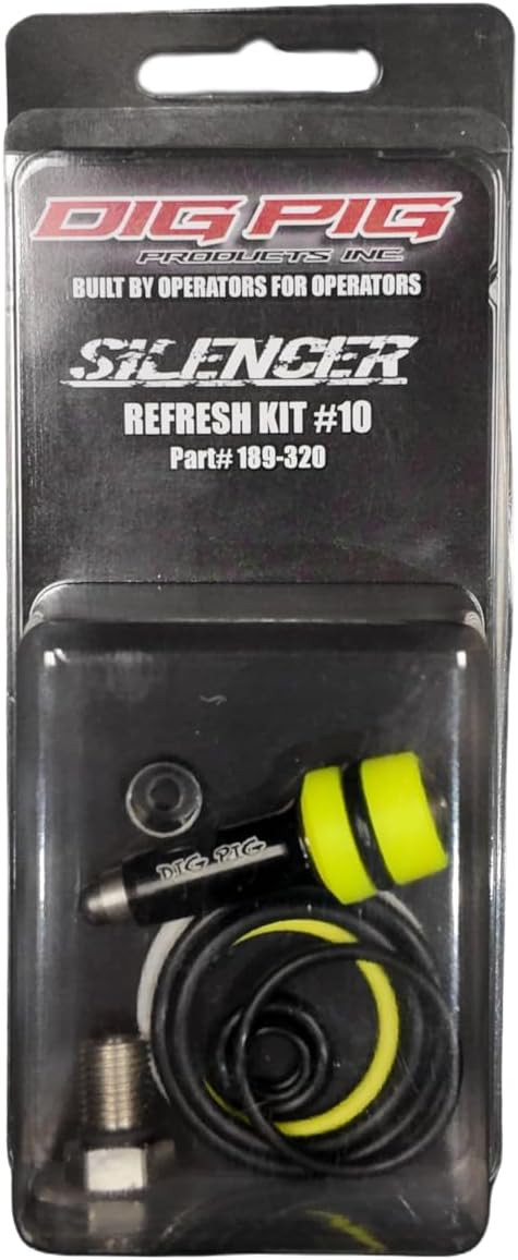 Dig Pig Silencer Hydrovac and Industrial Turbo Nozzle Refresh Kit