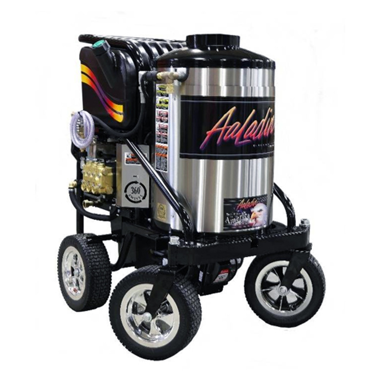 Aaladin - Oil Fired Portable Pressure Washer - 13-325SS