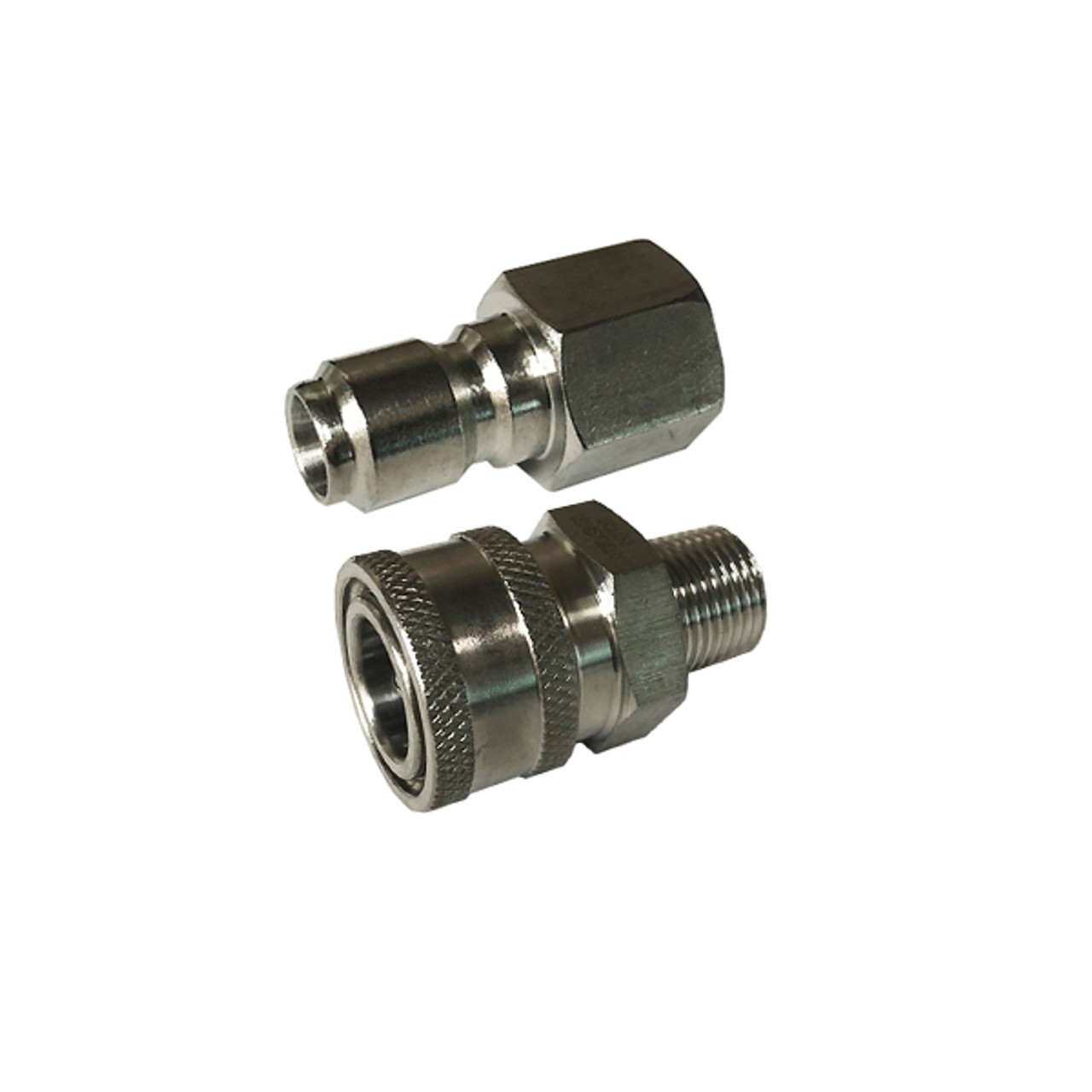 Veloci - Stainless Steel Quick Coupler Set