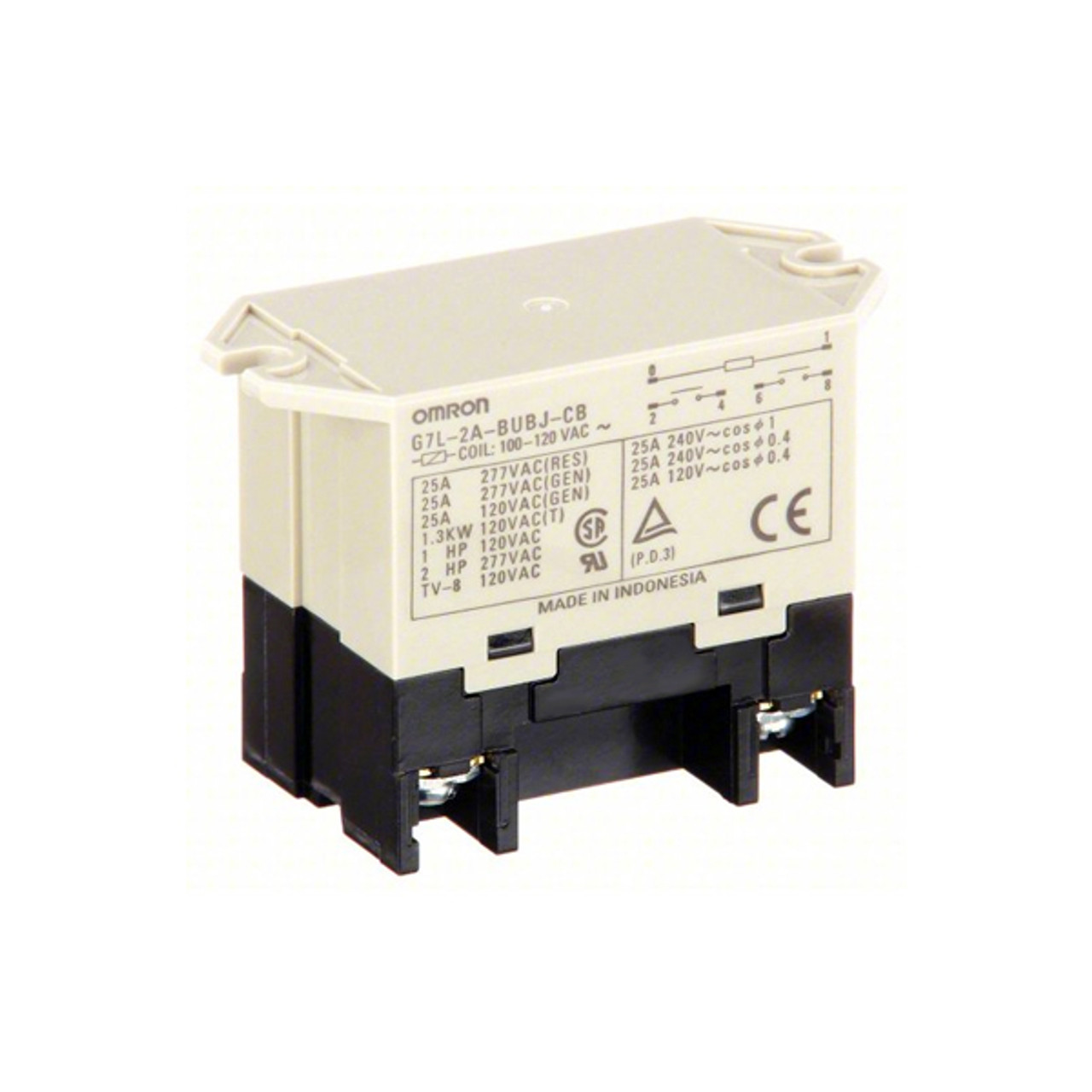 Omron - Enclosed Power Relay 24V DPST