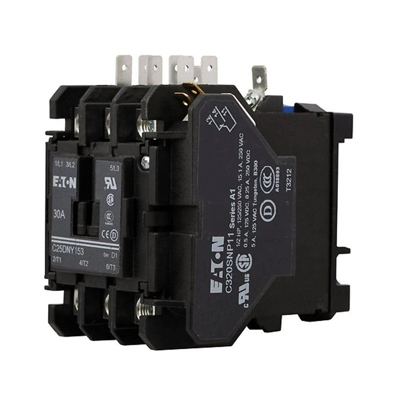 Eaton - C25DNY153AL 115V 30 Amp Contactor