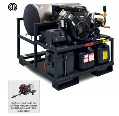 Landa LFT Skid - Gas / Diesel Skid