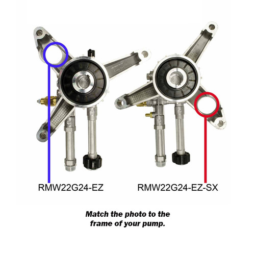 AR RMW22G24-EZ-SX Vertical Axial Pressure Washer Pump, 2400 PSI, 2.2 GPM