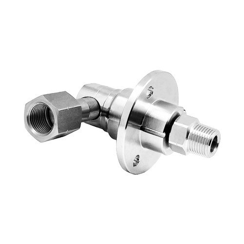 【ひまるい】MONAKA en-MD Pt900 Mosmatic Rotary Union: 3/8 NPTF, NPTM, DYF Swivel 90 Degrees