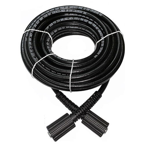 UBERFLEX 4,000 PSI 3/8 x 100' Blue Flexible & Light Weight Hose w/ QC  Couplers