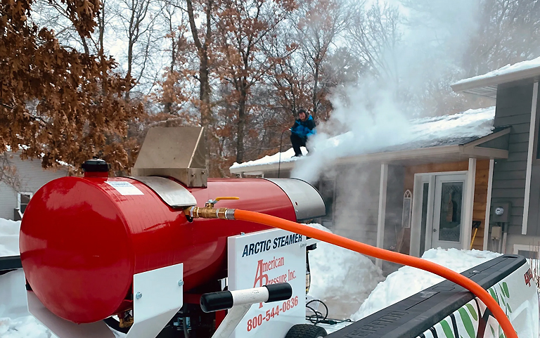 Arctic Steamer: Get Ready for Ice Dam Season