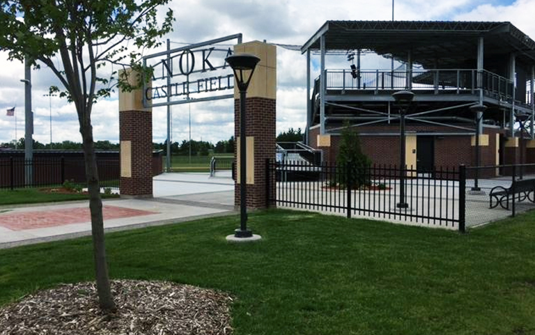 Helping keep Ballparks clean. 