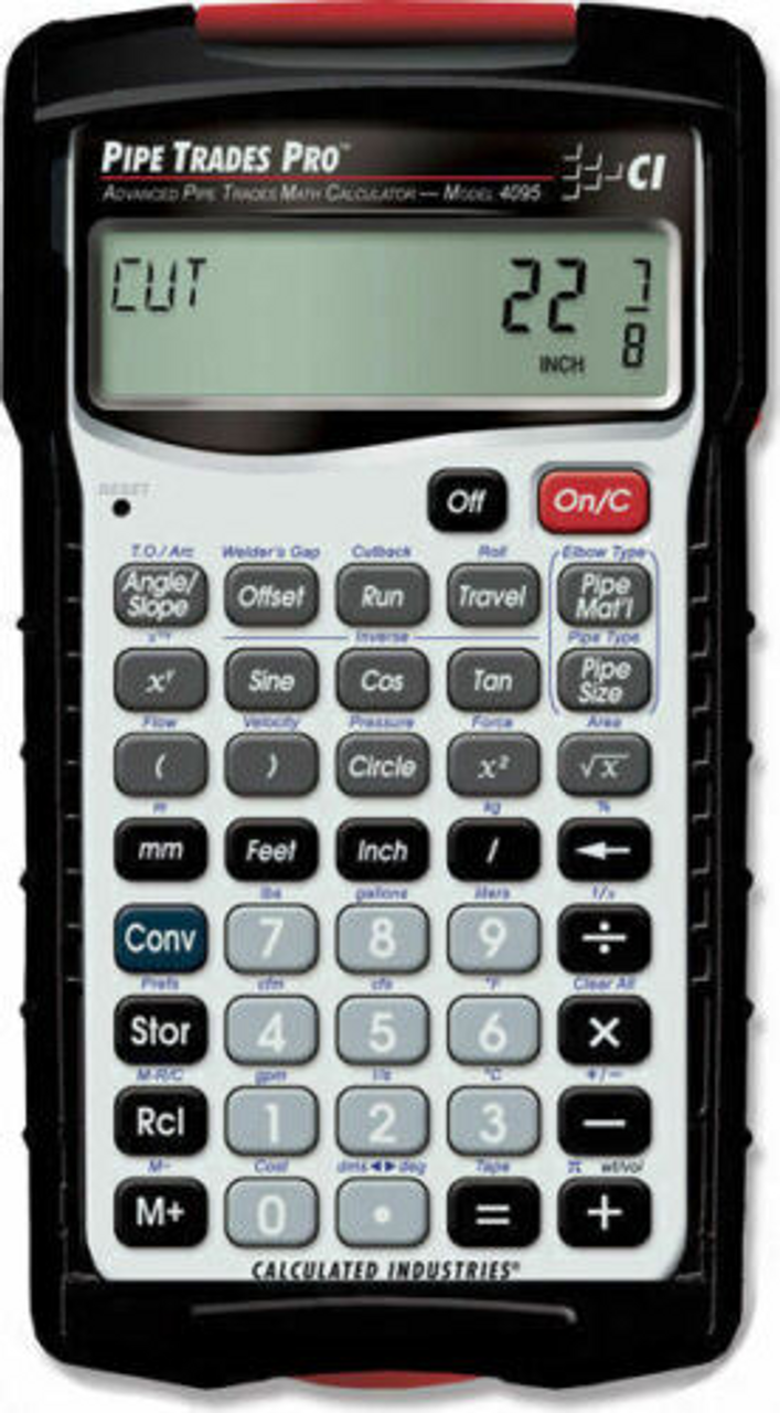 Calculated Industries Pipe Trades Pro Calculator 4095