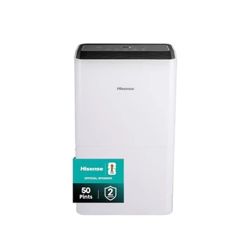 Hisense 50-Pint Large Room Dehumidifier ENERGY STAR Certified - White