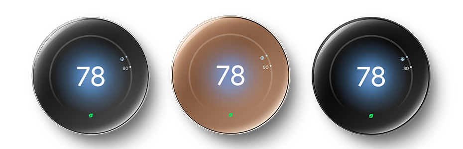 ecobee smart thermostat with sensor side by side