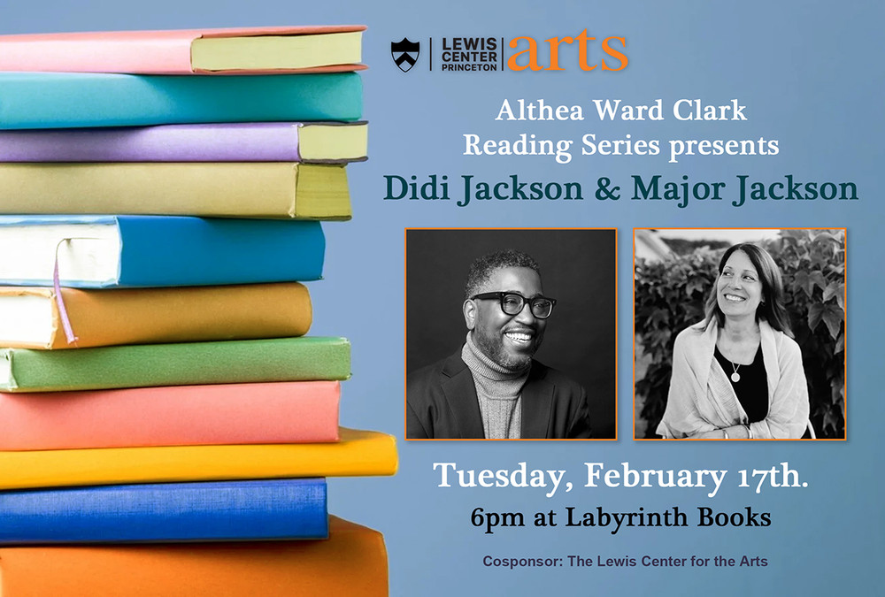 The Althea Ward Clark Reading Series presents Didi Jackson and Major Jackson
