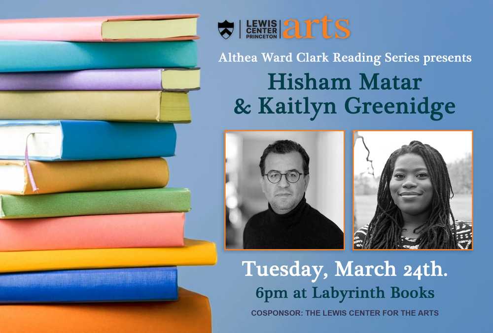 Althea Ward Clark Reading by Kaitlyn Greenidge & Hisham Matar