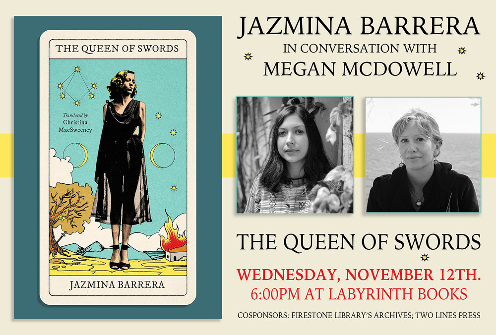 Jazmina Barrera in conversation with Megan McDowell: "The Queen of Swords: A journey through the Princeton Archives of Elena Garro"