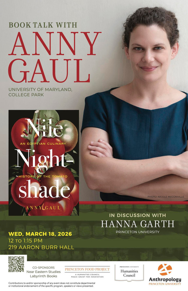 Anny Gaul in conversation with Hanna Garth:  "Nile Nightshade: An Egyptian Culinary History of the Tomato"