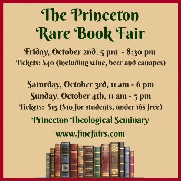 Princeton Rare Book Fair
